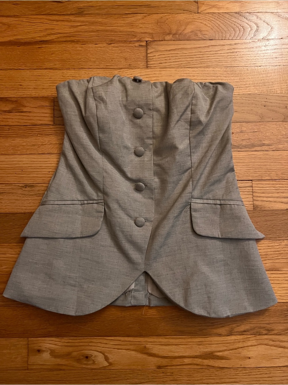 olivaceous la strapless top